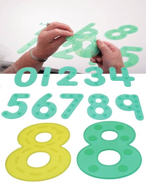 СП019 Транспарентни силиконски бројеви