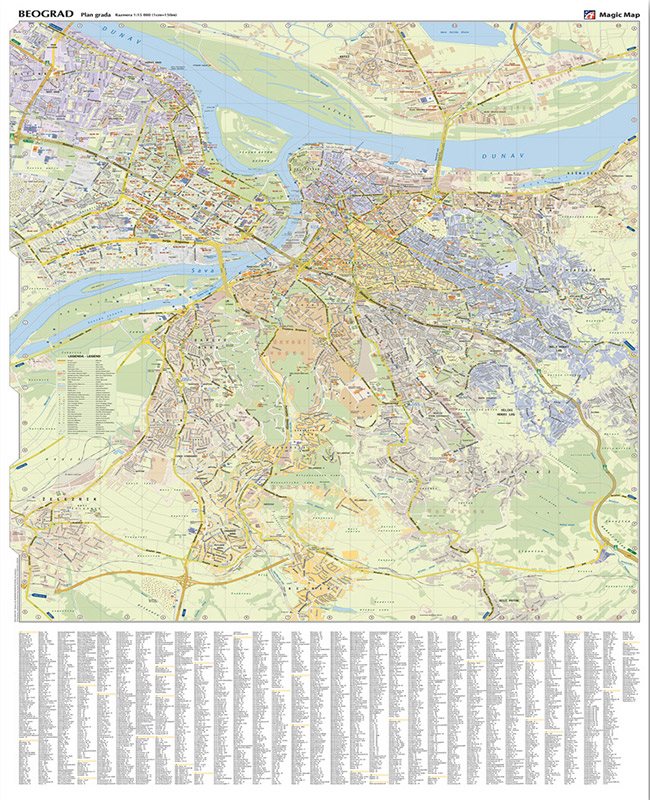 Г022 - Београд план града